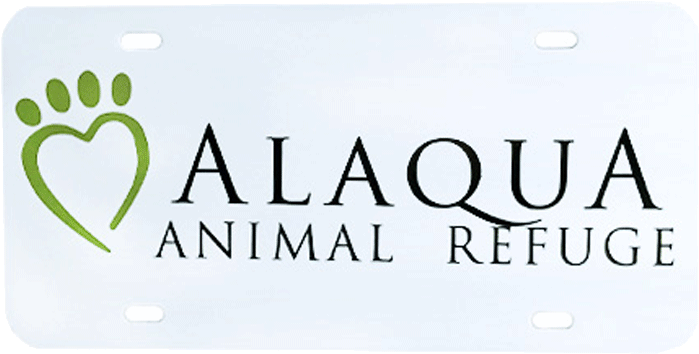 License Plate - Alaqua Animal Refuge (800x800), Png Download