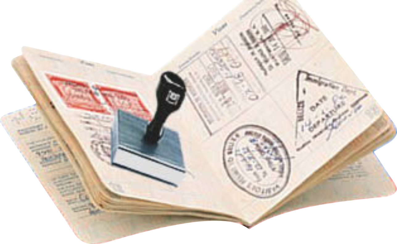 Passport Visa Png Download - Visa Stamped On Passport (1287x790), Png Download