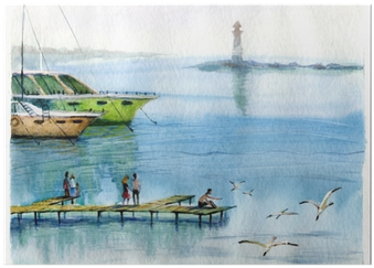 Watercolor Painting (400x400), Png Download