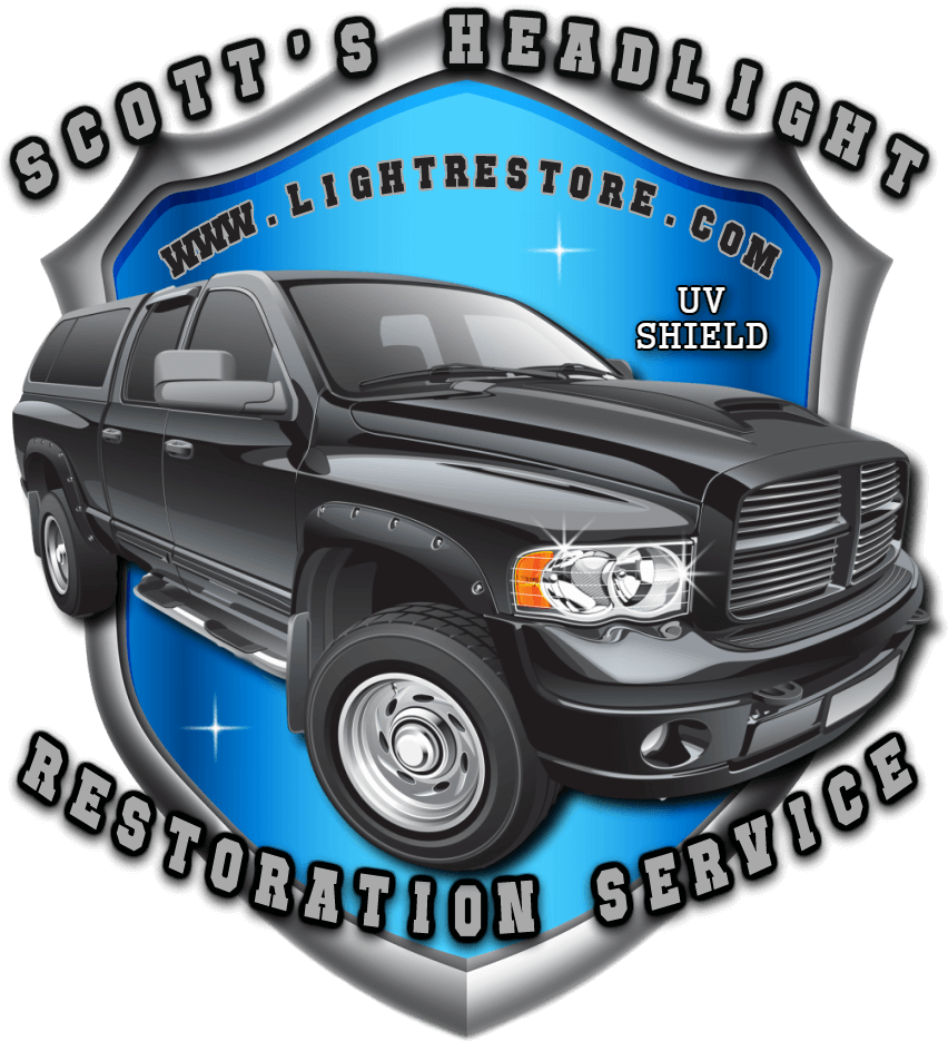 Scott's Mobile Headlight Restoration Service Logo Dodge - Mobile Headlight Restoration (1000x1000), Png Download