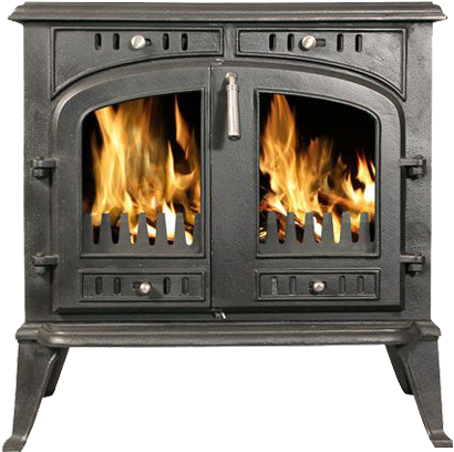 Kimberley Fireplace 14kw - Cast Iron (599x412), Png Download