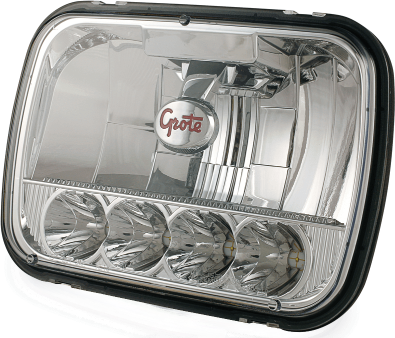 Grote Led Headlight - Grote 90951-5 5x7 Led Sealed Beam Headlights (808x688), Png Download