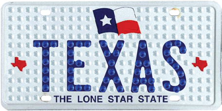 Texas License Plate - Michoacan Plate (480x480), Png Download