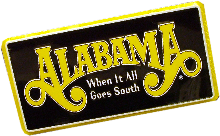 Alabama When It All Goes South License Plate - Alabama (800x800), Png Download