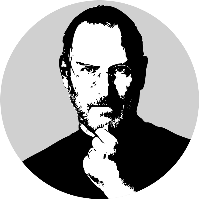 Steve Jobs Png - Steve Jobs Book: Things You Should Learn (663x662), Png Download