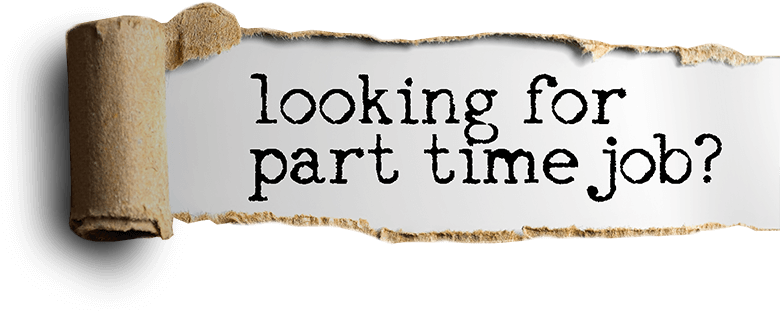 Looking For A Part Time Job - Looking For Part Time (800x314), Png Download