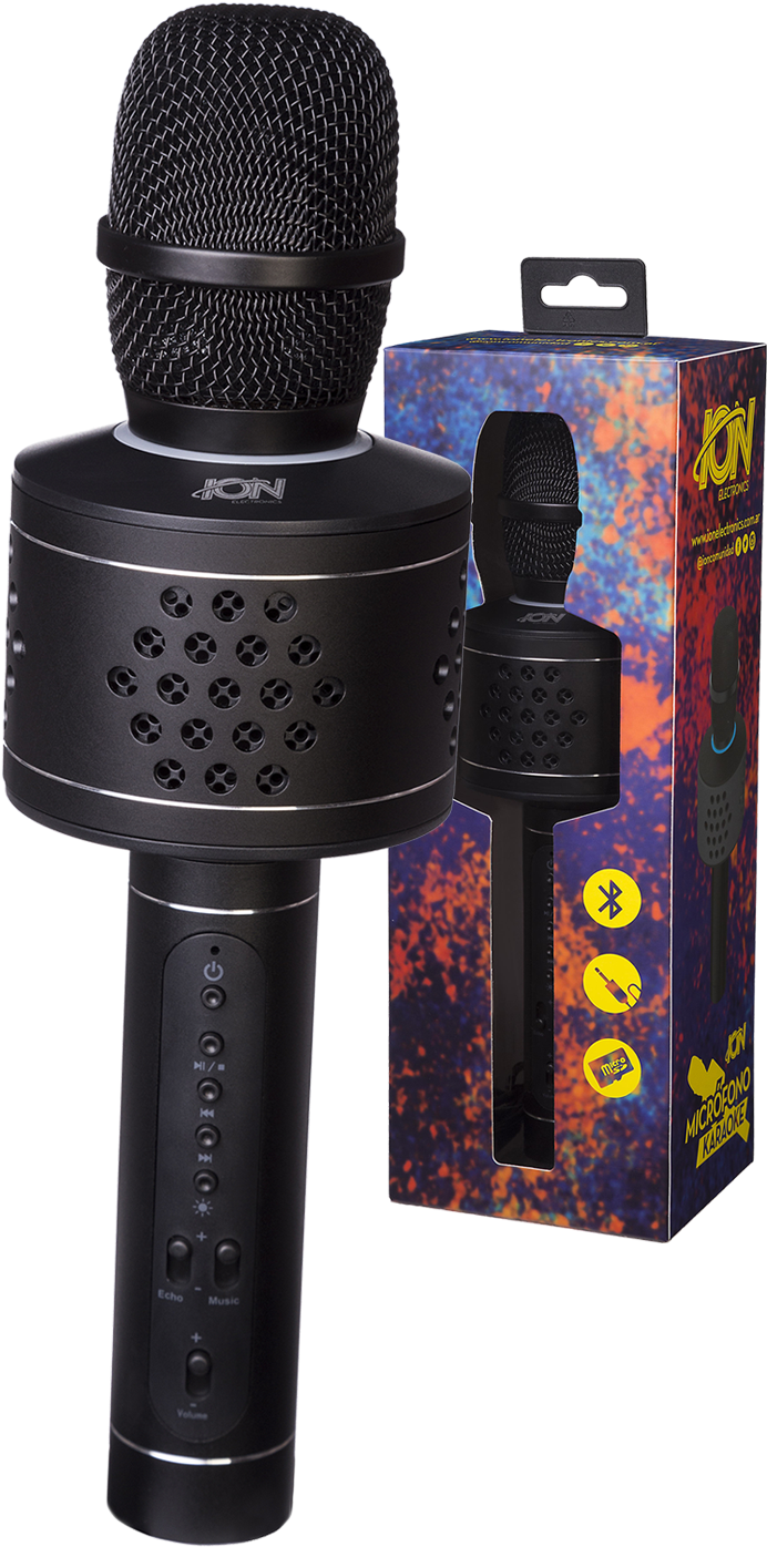 Amigos Como Cantás A Todo Volumen Tiene Luces Led Que - Microfono Karaoke Ion (804x1415), Png Download