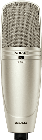 Shure Ksm44a Multi-pattern Dual Diaphragm Microphone (600x600), Png Download