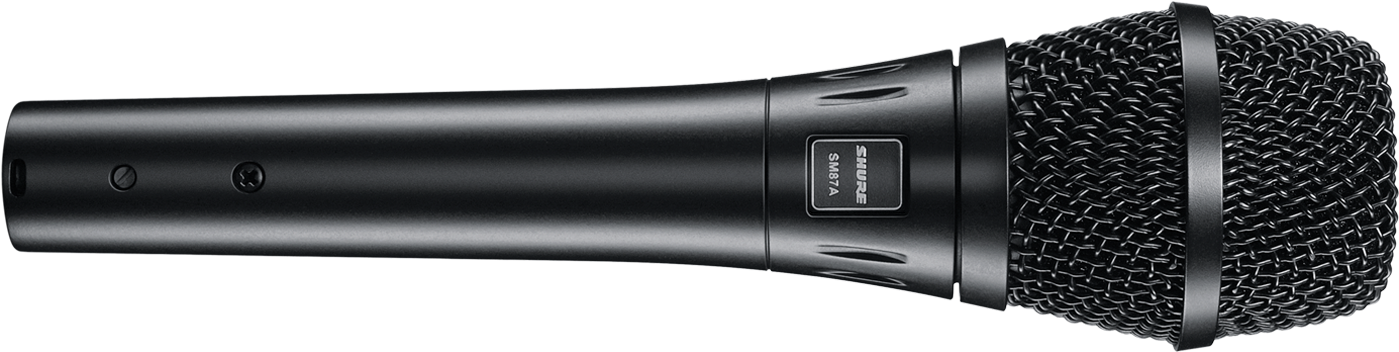 Illustration Shure Sm87a Vocal Microphone - Shure Sm87a Condenser Microphone (1700x600), Png Download