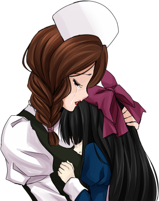 Maria And Aya - Aya Dio Mad Father (360x400), Png Download