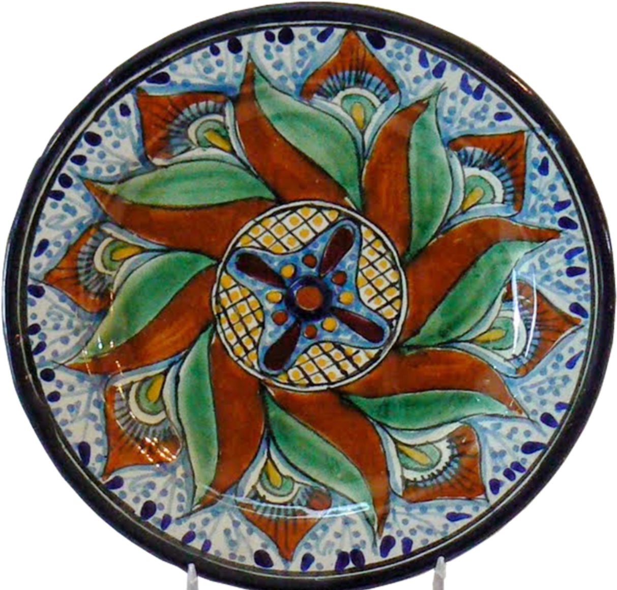 Rustica Gift & Pottery Talavera Collection Aguacate - Saucer (1260x1260), Png Download
