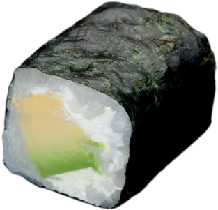 Maki Queso Y Aguacate (400x400), Png Download