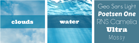 Cloud Texture, Water Texture, Summer Fonts, And Free - Picmonkey (600x200), Png Download