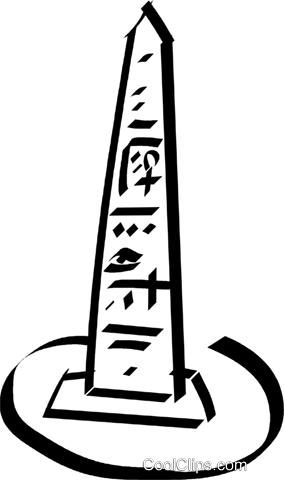 Egyptian Hieroglyphics Royalty Free Vector Clip Art - Egyptian Clip Art Black And White Transparent (284x480), Png Download