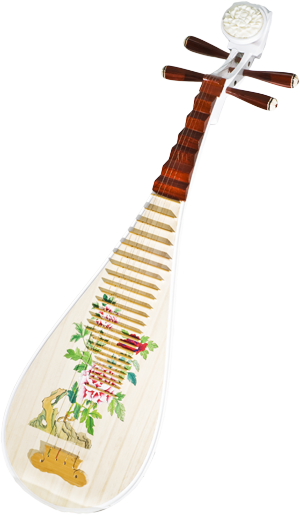 Pipa - Chinese Lute - Traditional Asian Instruments Png (300x515), Png Download