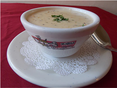 A Hearty Steaming Bowl Of Tony's World Champion Clam - Clam Chowder (400x400), Png Download