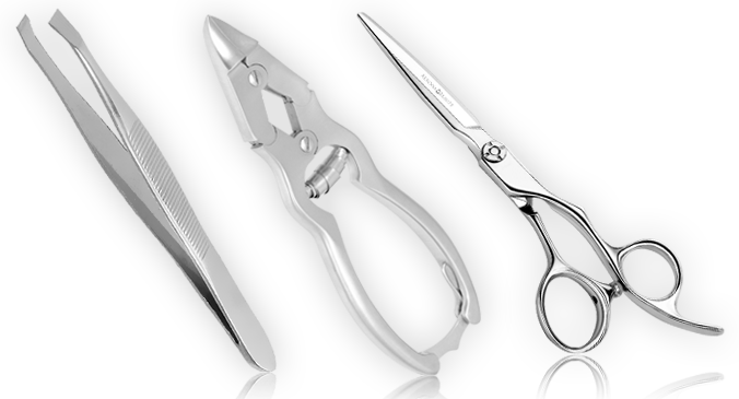 Beauty Care Instruments Image - Beauty Parlour Instruments Png (676x365), Png Download