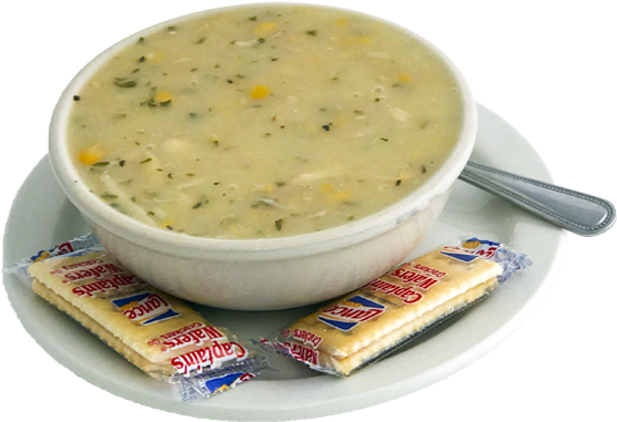 Corn & Crab Soup - Spectacular Tubers (800x650), Png Download