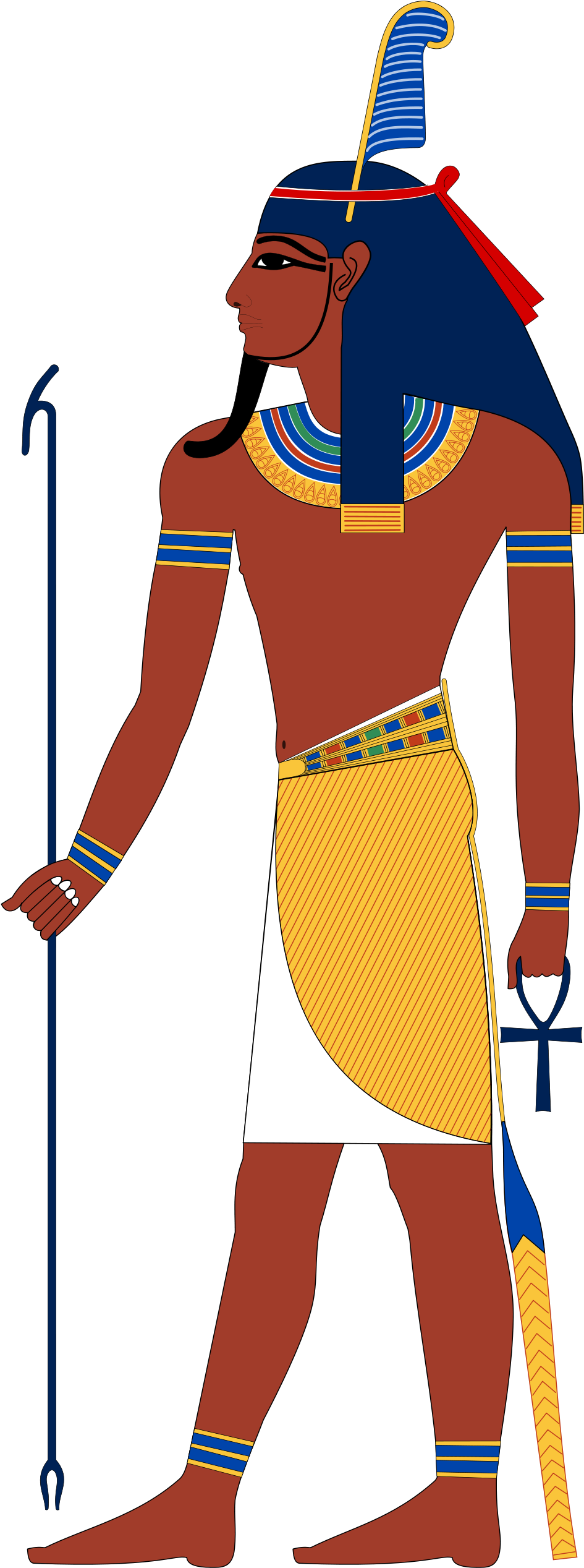 Shu Egyptian God (1200x2571), Png Download