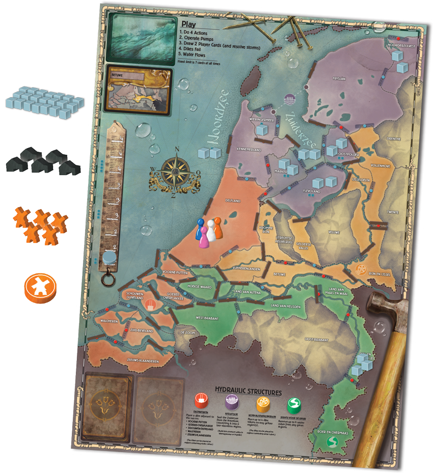 Storms On The Horizon - Z-man Games Pandemic: Rising Tide (850x929), Png Download