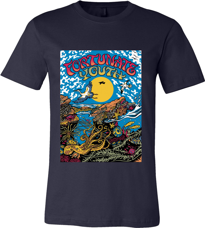 Tide Pool Tee - Tanner Fox Tie Dye Shirt (819x1024), Png Download