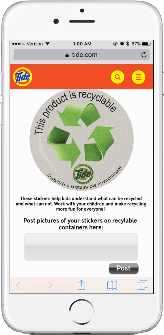 Tide 2 - Tide Purclean Laundry Detergent (699x1280), Png Download