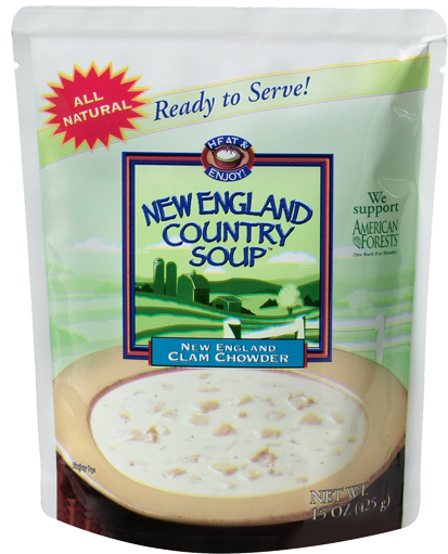 New England Clam Chowder - Jack's New England Clam Chowder (430x524), Png Download