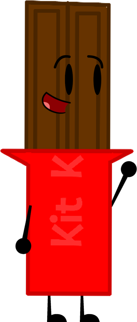 Kit Kat Pose - Bfdi Kit Kat (464x1061), Png Download