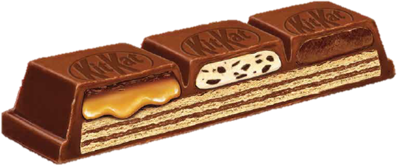 Kit Kat Chunky Inside (865x334), Png Download