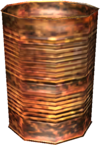 Tin Can - Rusty Tin Can Png (411x527), Png Download