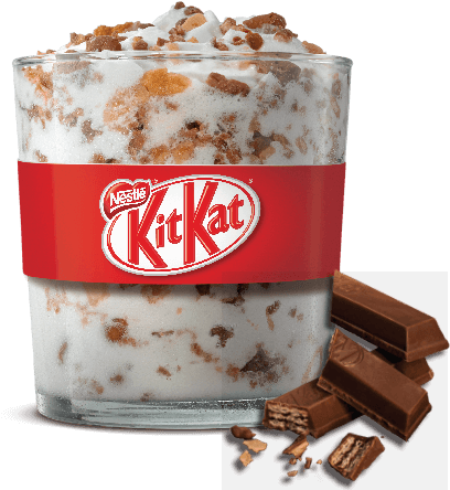 Bk Fusion® With Kit Kat® - Kit Kat (500x540), Png Download