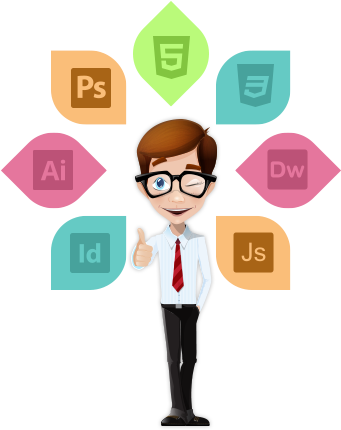 Hiredesigner - People Cartoon (350x450), Png Download