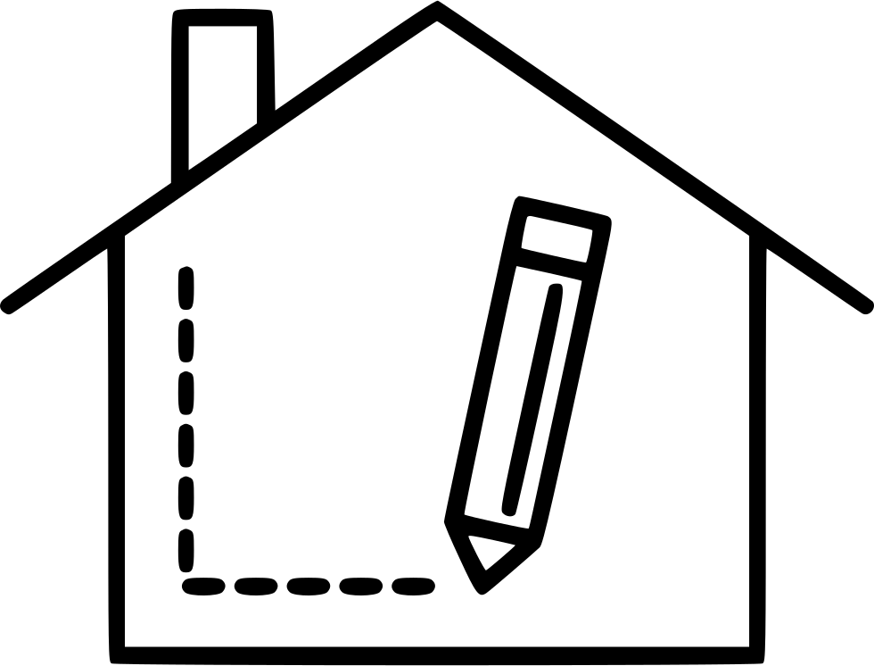 Interior Designer Design Room Home House Pencil Comments - Illustration (980x746), Png Download
