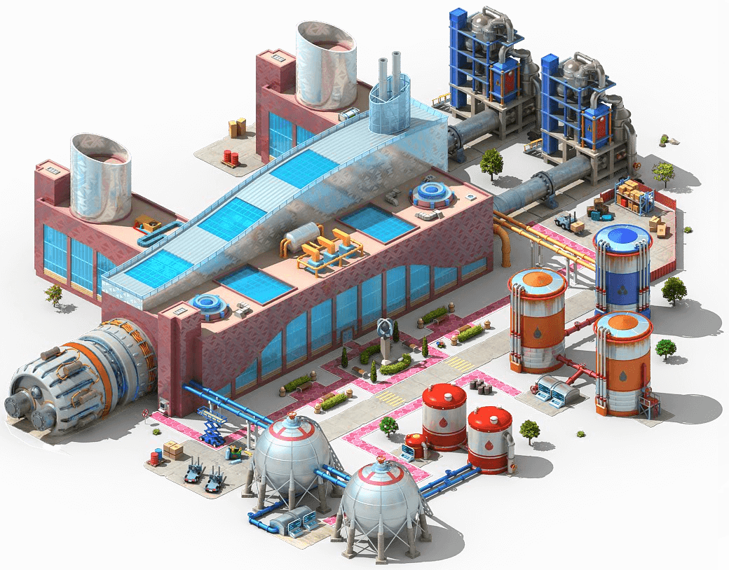 Oil Pumping Station - Pumping Station (1040x814), Png Download