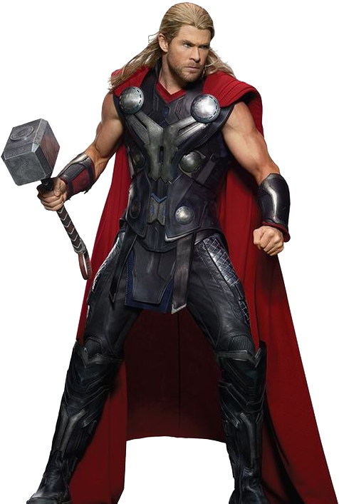 Movie Marvel Super Heros Png - Avengers Age Of Ultron Thor Png (500x705), Png Download