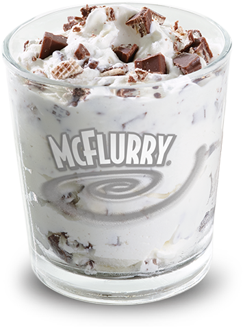Kit Kat Mcflurry - Mcdonalds Ice Cream Kit Kat (444x507), Png Download