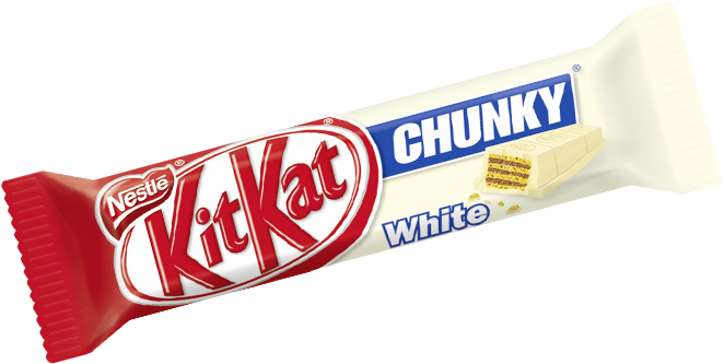 Kitkat® Chunky White - Nestle Kit Kat Chunky White (662x333), Png Download