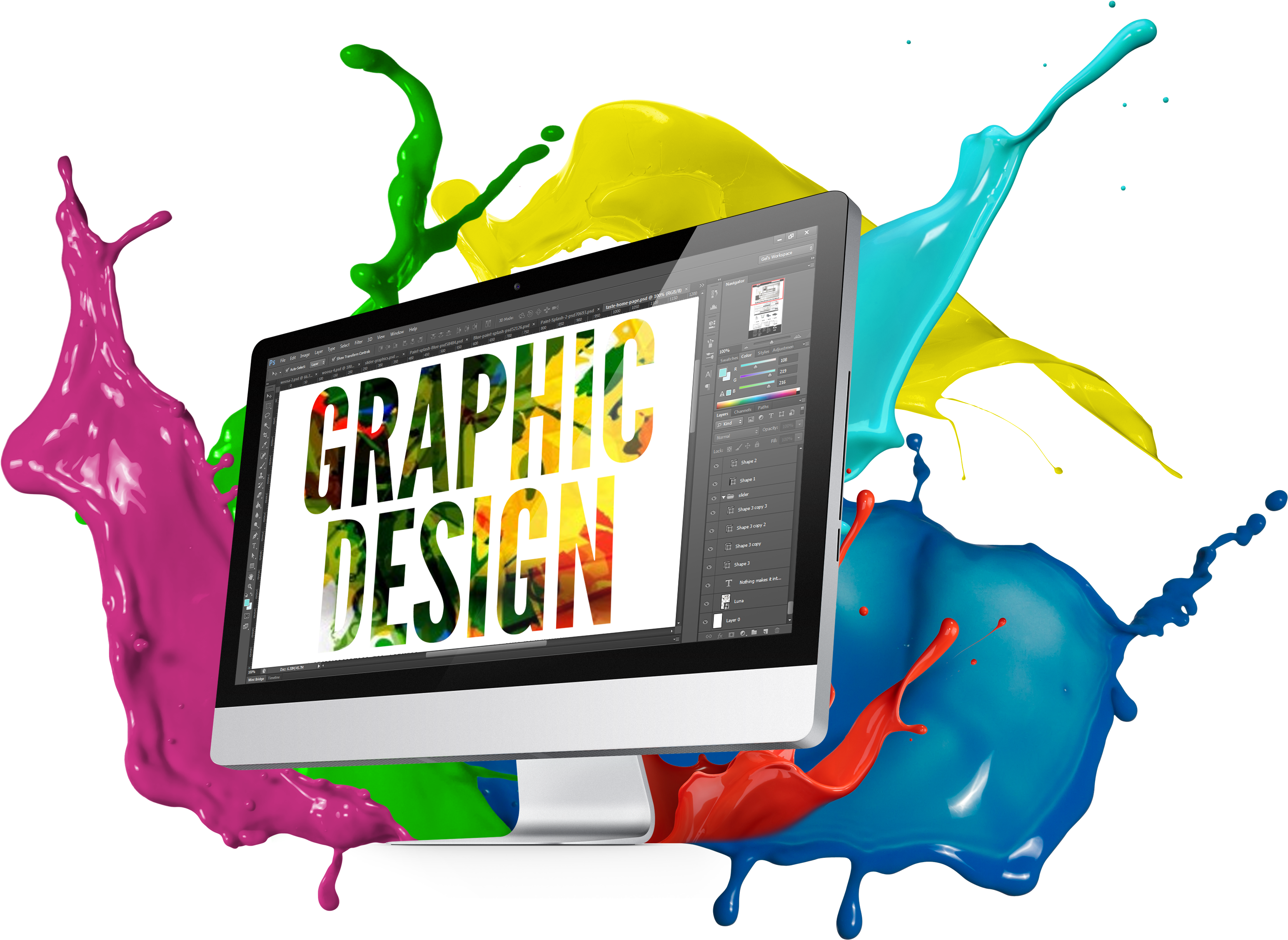 Graphic Design - Graphic Design Png (505x368), Png Download