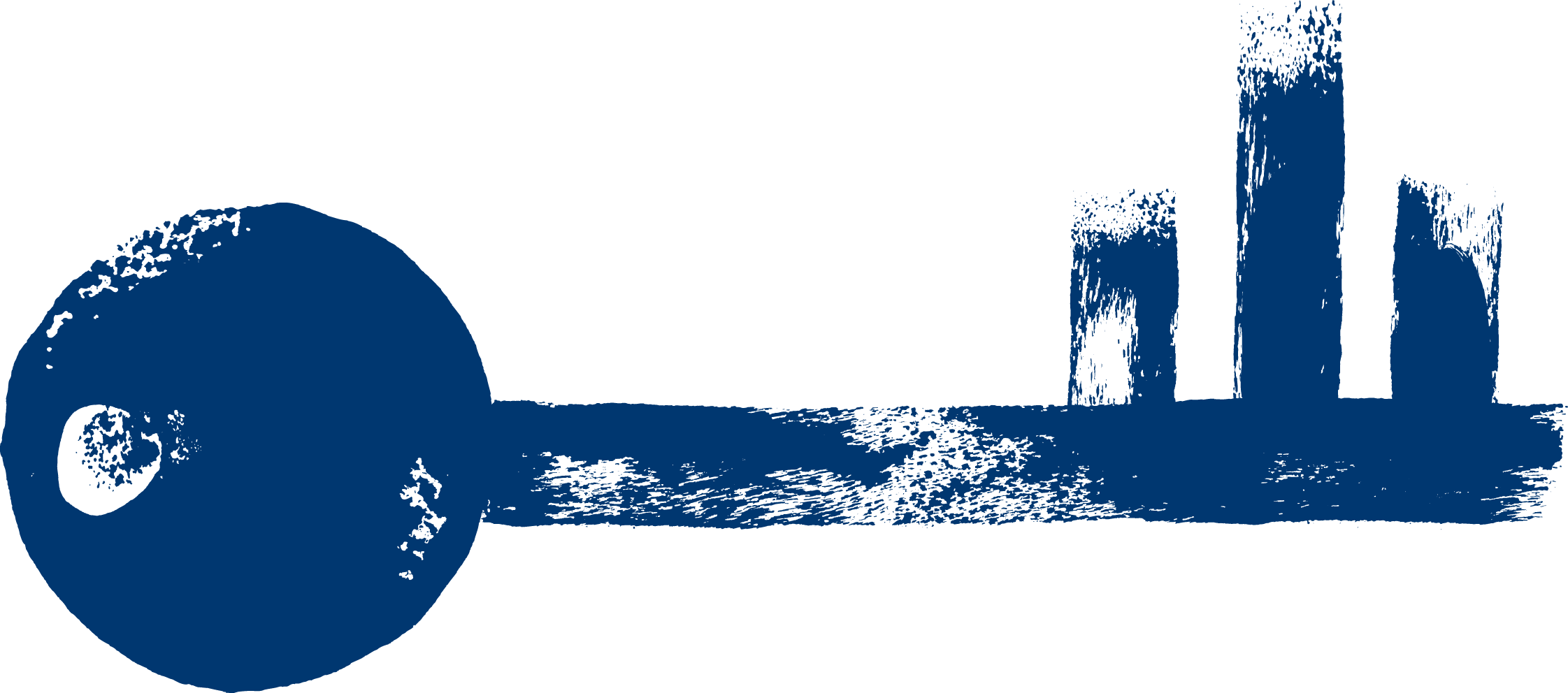 Picture - Key Club Key (2243x992), Png Download