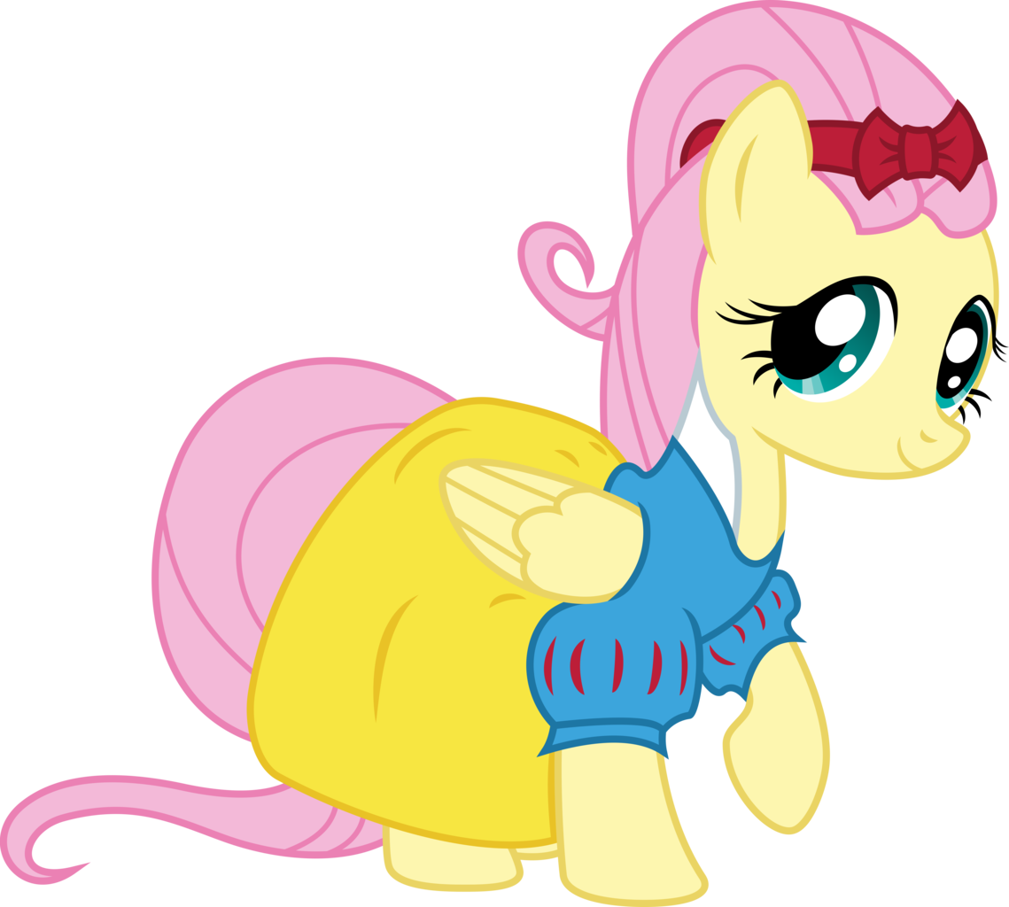 You Can Click Above To Reveal The Image Just This Once, - Fluttershy (1139x1024), Png Download