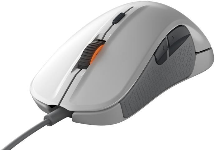 Steelseries Rival 300 - Optical Mouse - White (1000x575), Png Download
