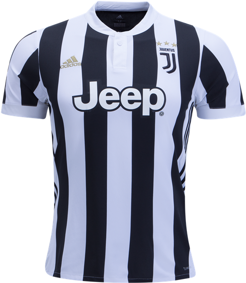 Juventus 17/18 Home Soccer Jersey - Jersey Juventus Png (600x600), Png Download