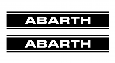 Abarth Lines Decals - Etui Carte Grise Abarth (400x350), Png Download
