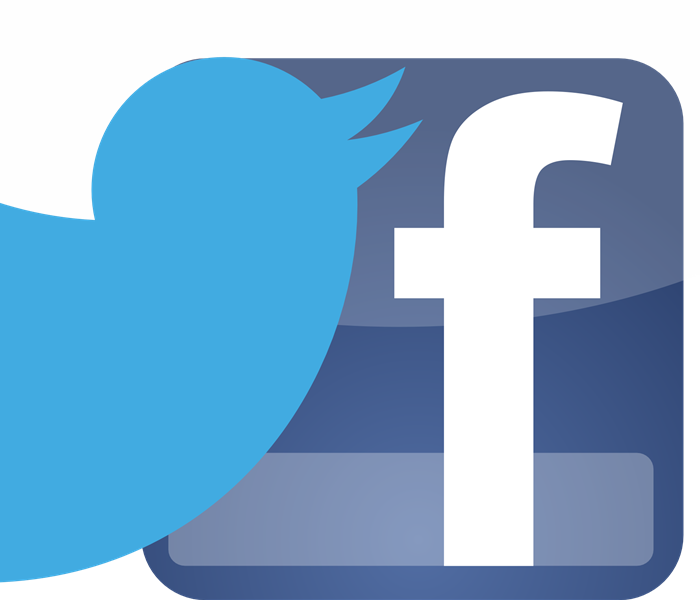 Like Us On Facebook, Follow Us On Twitter - Medios De Comunicacion Facebook (700x600), Png Download