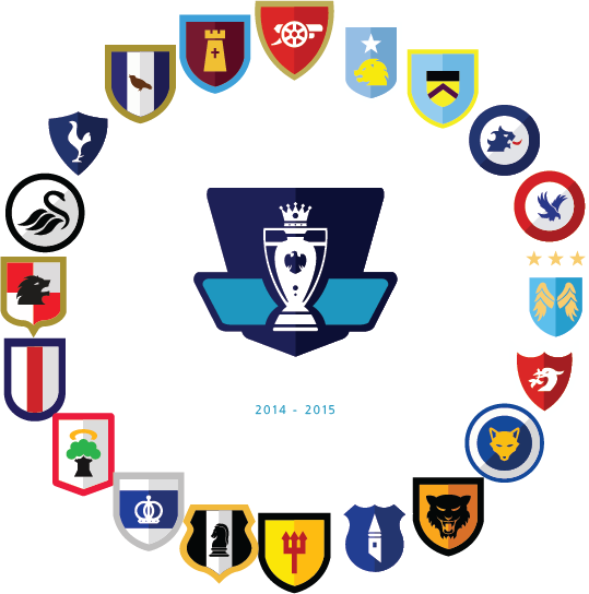 Barclays Premier League Vector Project Is An Visual - Emblem (539x544), Png Download