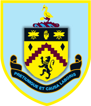 Burnley Badge/flag Burnley - Burnley Fc Logo Png (354x354), Png Download