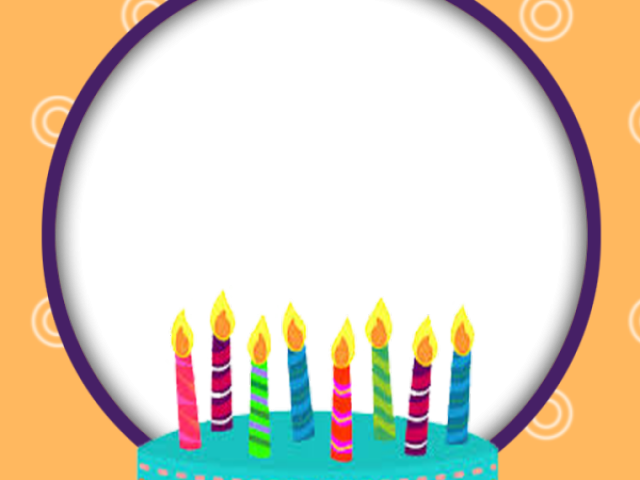 Birthday Frame - Descargar Imagenes De Feliz Cumpleaños Para El Hermano (640x480), Png Download