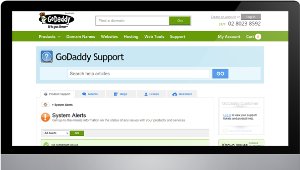 That's Why All Godaddy Web Hosting Plans Are Backed - Godaddy (702x336), Png Download