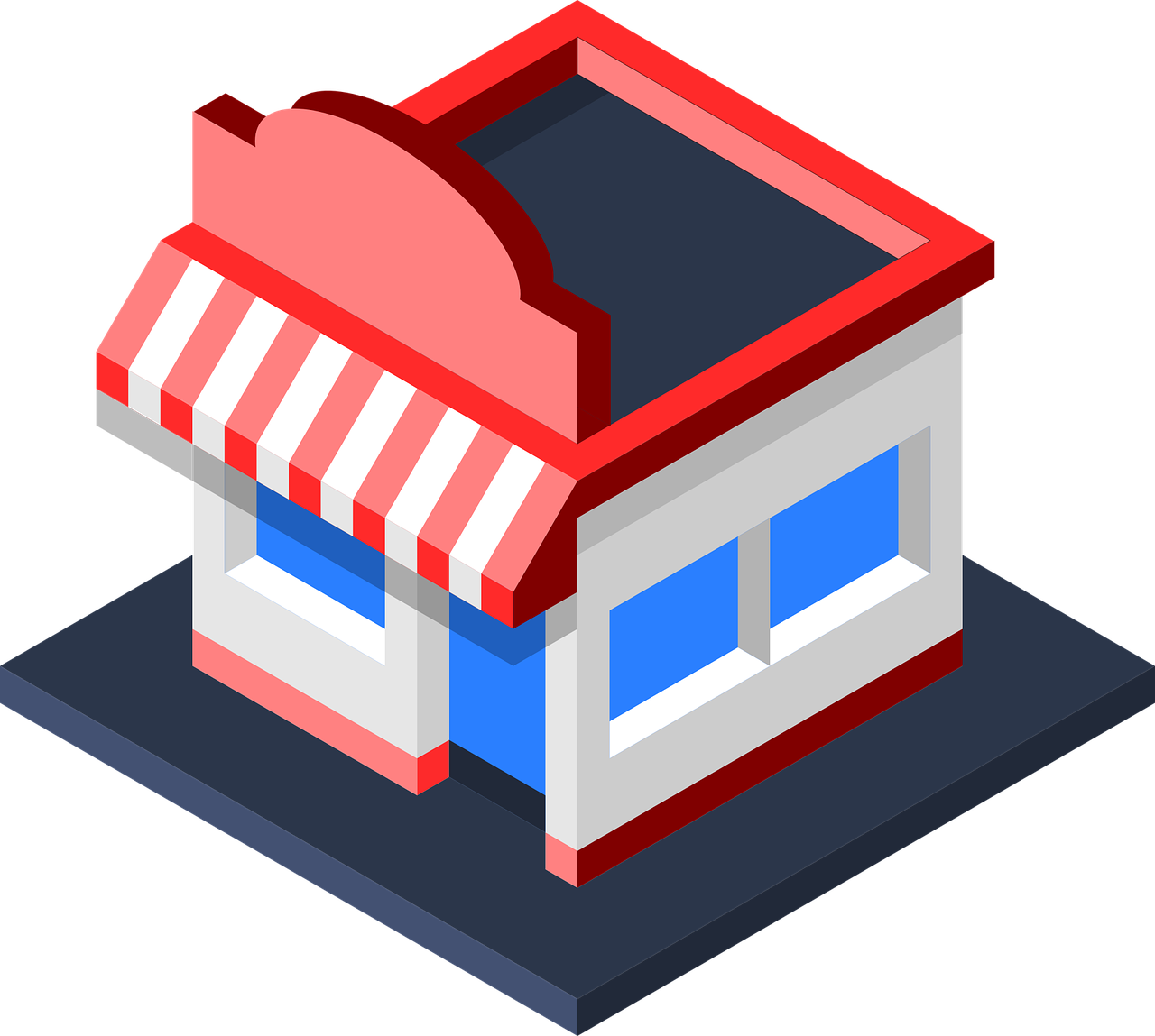 Get More Customer Reviews With Your Own Google Review - Store Vector Png (1280x1149), Png Download