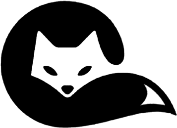 Fox Den Yoga - Black Small Fox Tattoos (400x400), Png Download